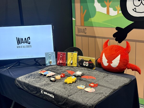 콘텐츠 IP 마켓 2025’에서 운영하는 코오롱FnC 상담부스 전경 